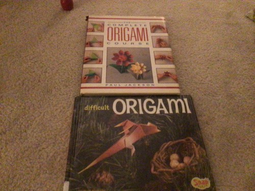 Two origami books - two,