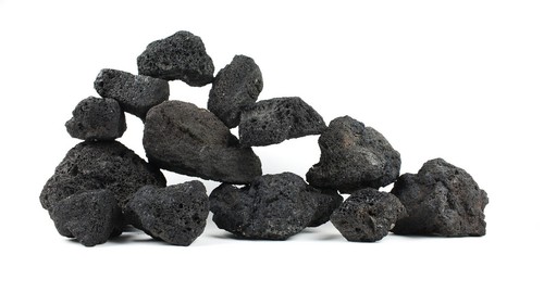 Aquarium lava rock - rock, fish
