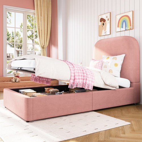 Velvet upholstered kids single - kids,
