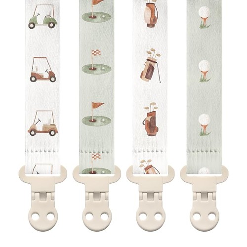 Pacifier clip holder pack - holder, 4