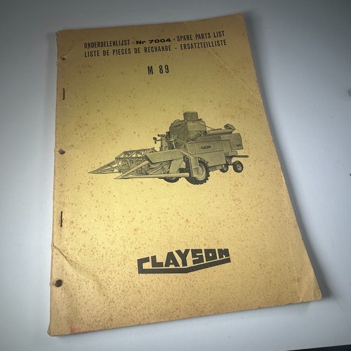 Clayson m89 spare - m89, parts