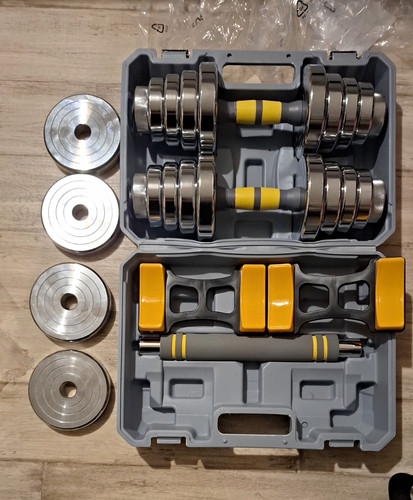 Adjustable dumbbell set - kg,