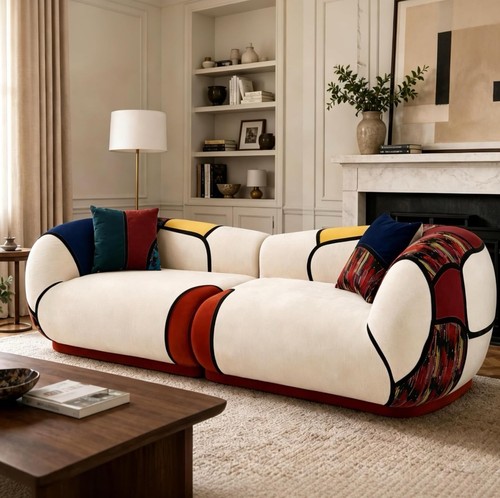 Boneless sofa chenille - boneless,