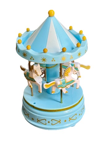 Plastic carousel horse - plastic,