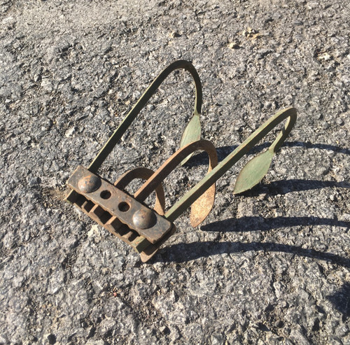 Vintage original tine push - original, 4