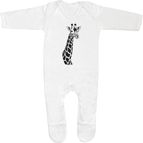 Giraffe head baby - head', romper