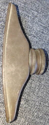 Vintage brass fan spray - fan,