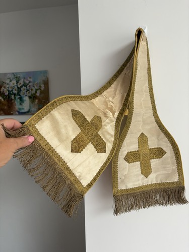 Antique liturgical maniple - , is