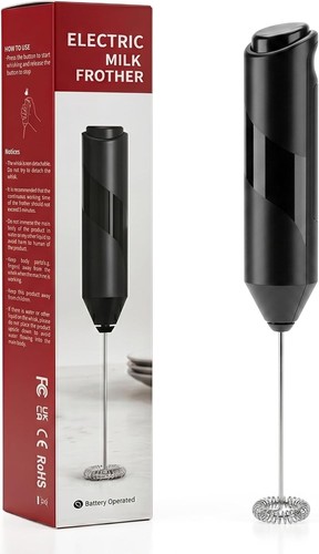 Electric milk frother battery - electric,