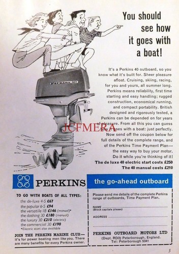 Perkins marine outboard - 'perkins',