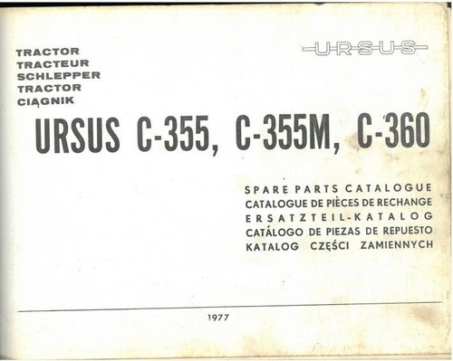 Ursus 355 355m c - c-355, c-360
