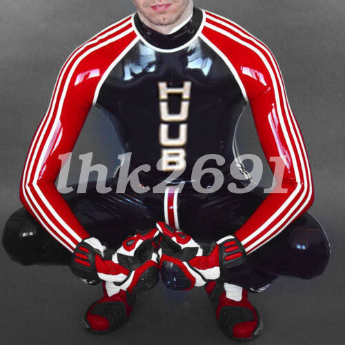 New style latex men racing - style,