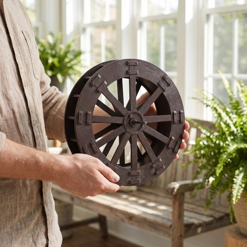 Vintage mini water wheel model - vintage,