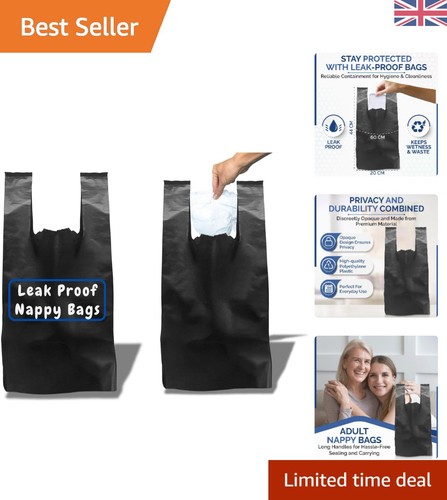 100 adult nappy bags - bags, robust