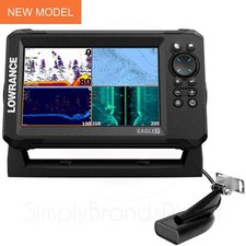 Lowrance Eagle 7 Fishfinder/ Chartplotter with 83/200 HDI Transducer│W/w Basemap