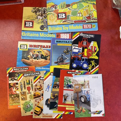Britains toy catalogues - 12, x