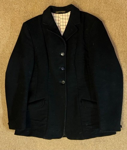 Vintage ladies black wool - black,