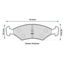 Ferodo DS3000 Front Brake Pads