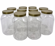 10 x 1 Litre Square Plastic