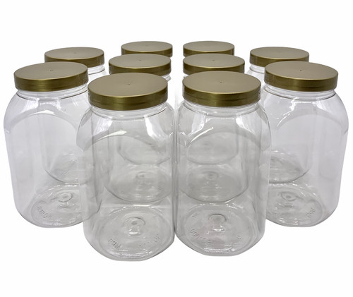 Litre square plastic - 1,
