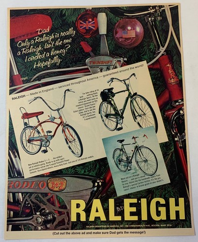 1967 raleigh bicycle - 1967,