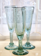 Vintage Recycled Blue Glass