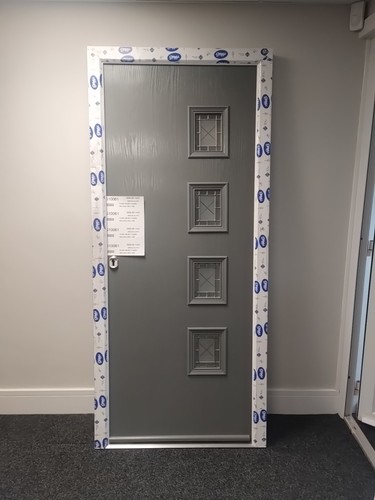 Grey composite front - grey, door