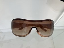 CHANEL  Quilted Beige Ladies Sunglasses With Case & Cloth Bag