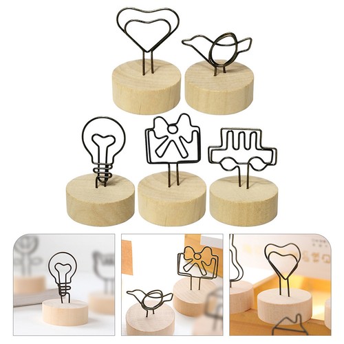 5pcs table card - 5pcs, holders