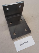 STEEL ANGLE BRACKETS 120 X 80 100MM Wide 8MM THICK Steel bolt On Angle Iron RSJ