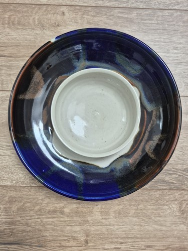 Vintage studio pottery serving - studio,