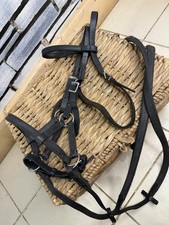 S/H Bitless Sidepull Leather