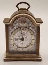 Swiza Vintage Swiss Made 8day brass Carriage Alarm Clock 
