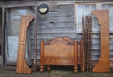 Victorian Figured Walnut Four