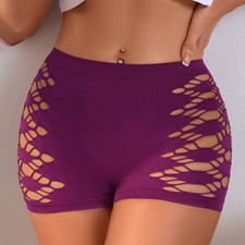 4 Pack Lot Sexy Ladies Womens Hollow Boyshorts Boxer Shorts Panties Underwear