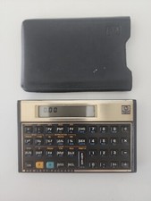 Vintage 1985 HP 12C Financial RPN Calculator w Original Slip Case TESTED