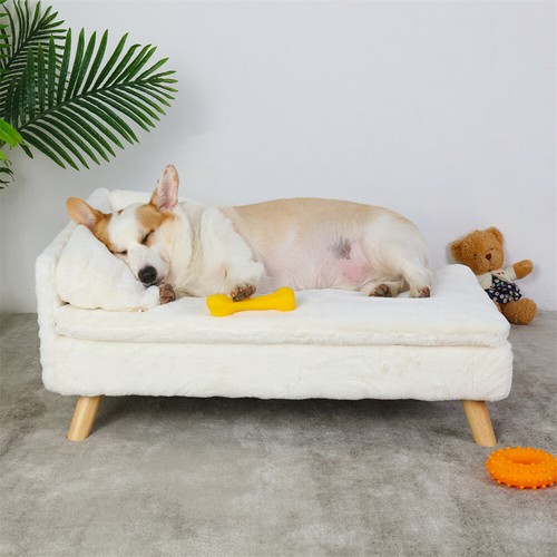 Elevated dog sofa bed - dog, shaped