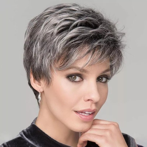 Short pixie cut with - short,