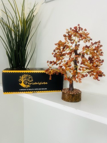 Carnelian crystal tree - ,