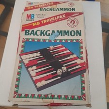 MB Games Magnetic Backgammon Vintage 1990 Boxed Unused