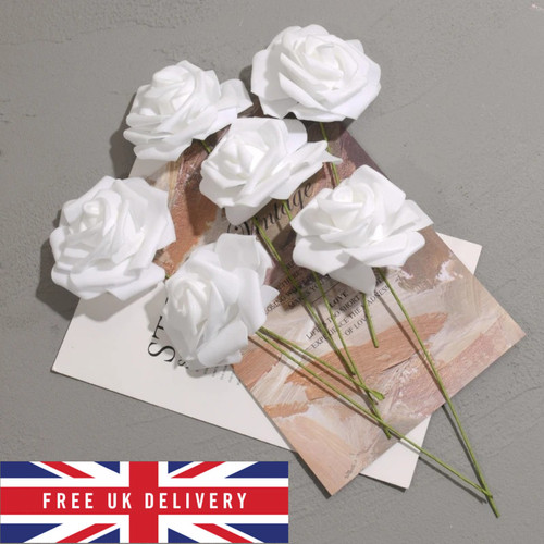 50pcs artificial foam rose - artificial,