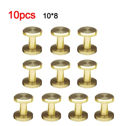 10pcs brass solid - brass, rivet