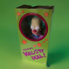 The Simpsons Talking Krusty Doll Plush - Officially Licensed New