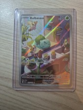 Pokémon TCG Bulbasaur Full Art Holo Card 143/142, VERY GOOD CONDITION