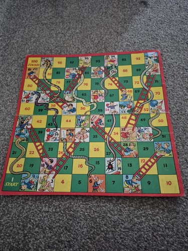 Snakes and ladders board - and,