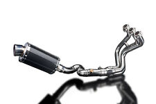 Yamaha FJ-09 Tracer 900 Delkevic 3-1 Exhaust 9" Carbon Fiber Oval Muffler 15-20