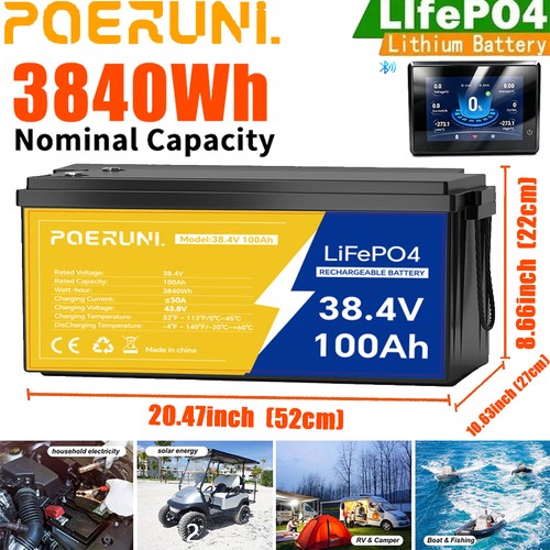 New 36v 100ah lifepo4 - 36v, lithium