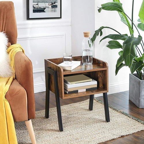Mahogany side table wooden - side,