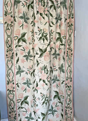 Beautiful vintage crewel work - vintage,