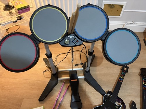 Guitar hero drum kit - guitar,